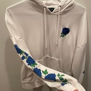 Blue rose hoodie